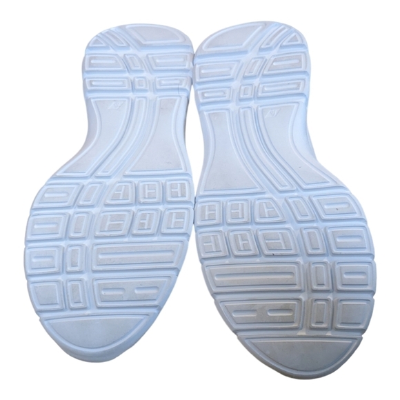 Samuel Hubbard Flight white with pink elastic lace leather sneakers, size 8,EUC - Picture 7 of 9